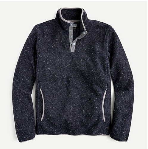 J CREW Nordic Mockneck Pullover aus Sherpa Fleece Artikel AQ009 - Bild 5 von 6