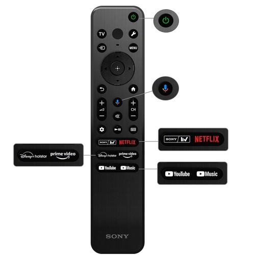 Sony BRAVIA 80 cm (32 inches) HD Ready Smart LED Google TV BLACK - Picture 3 of 13