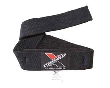 Weight lifting Wrist Straps Gym Body Building Wraps Cotton Neoprene Padded
