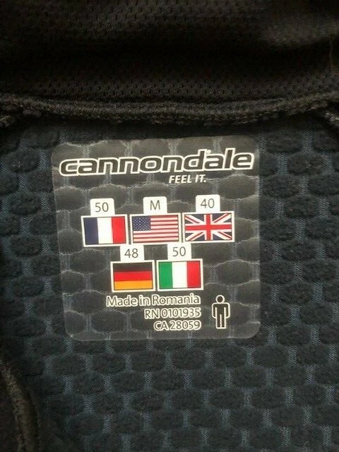 Jaqueta feminina Cannondale Bicycles carbono desempenho waffle casca macia tamanho M zíper - Imagem 4 de 4