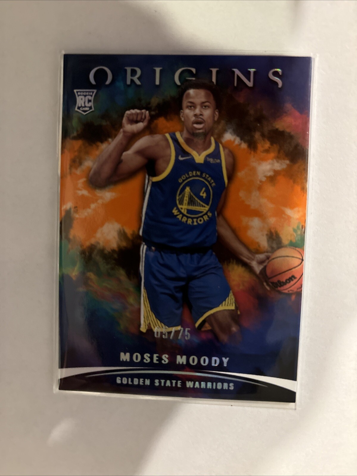 2021-22 Panini Origins - Orange #64 Moses Moody 05/75 (RC)