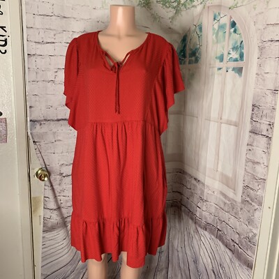 white dress red trim White Floral Lace Trim Kacey Midi Dress