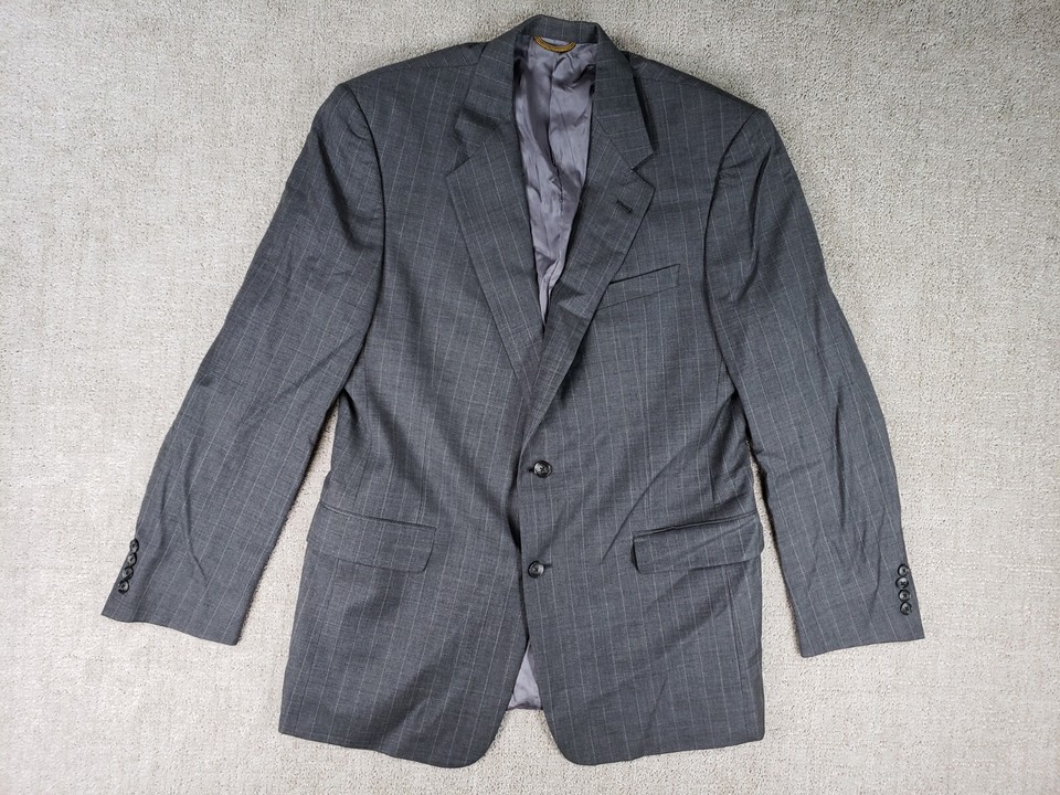 Hart Schaffner & Marx For Dillard's Men's 42L 34X31 2 Piece Suit Gray