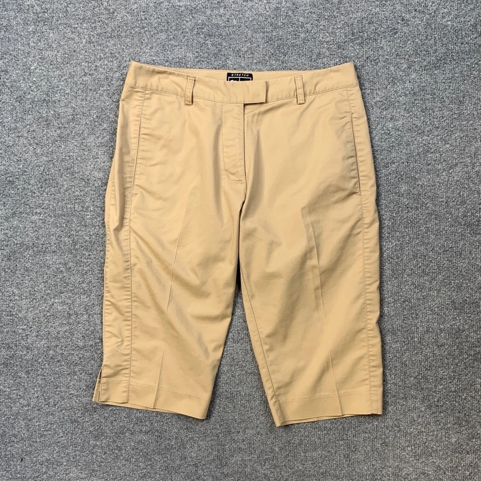 Pantalones Cortos Adidas Para Mujer 4 Sacones Mezcla Algodón Elástico Bermudas Bolsillos Cortados Chino Foto 2 de 4