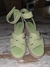 Franco Sarto Carmina Green Suede Espadrille Wedge Sandals 8.5M — photo 3