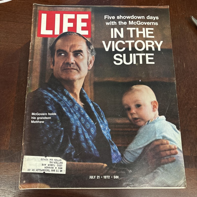VTG Life Magazine: July 21 1972 - In The Victory Suite/McGovern Holds Matthew