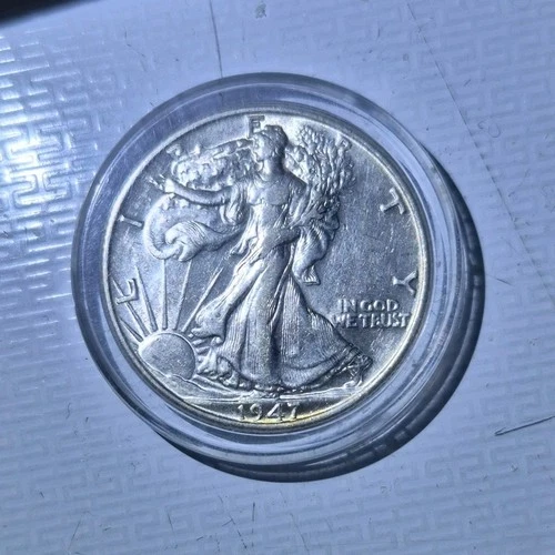 1947 Liberty Walking Half Dollar Silver Business Strike Coin