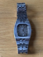 Vintage Lanco Swiss Made Automatic Mens Watch With Date - Good Working Order.