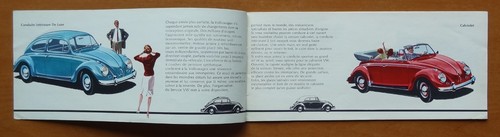 V39590 VOLKSWAGEN BEETLE-KARMANN TYP 14-COMBI - CATALOGUE - NON DATE - 10x21 FR - Bild 2 von 3