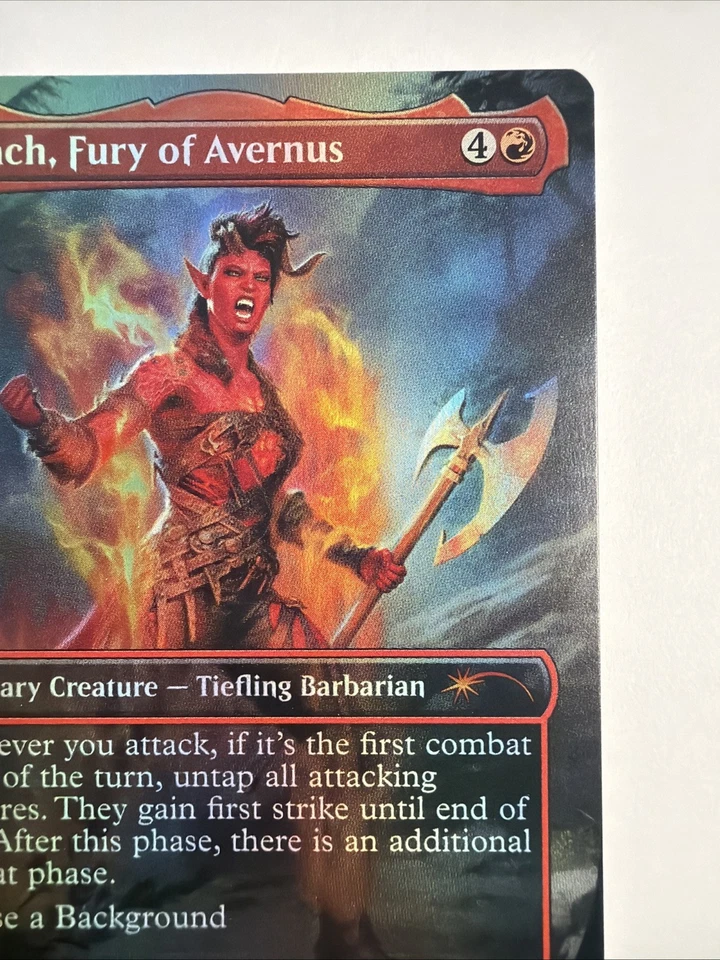 Karlach, Fury of Avernus (Rainbow Foil) Secret Lair Drop Foil - Image 3 of 4