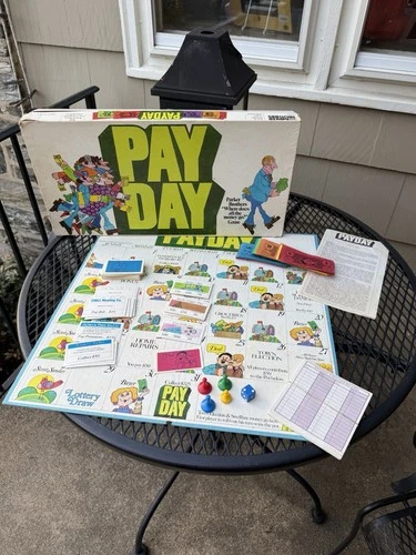 Vintage 1975 Parker Brothers PAYDAY Board Game Original Box Complete