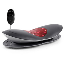 Electric Heated Lumbar Massager - 26  Oscillating Back Stretcher with Heat