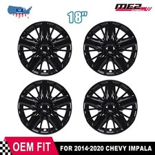 18 4pcs For 2014-2020 Chevy Impala Wheel Hub Covers Rim Snap On Hubcaps