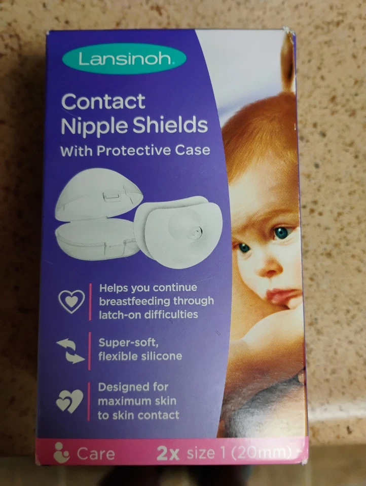 Protectores para pezones de contacto Lansinoh con estuche protector Foto 4 de 4