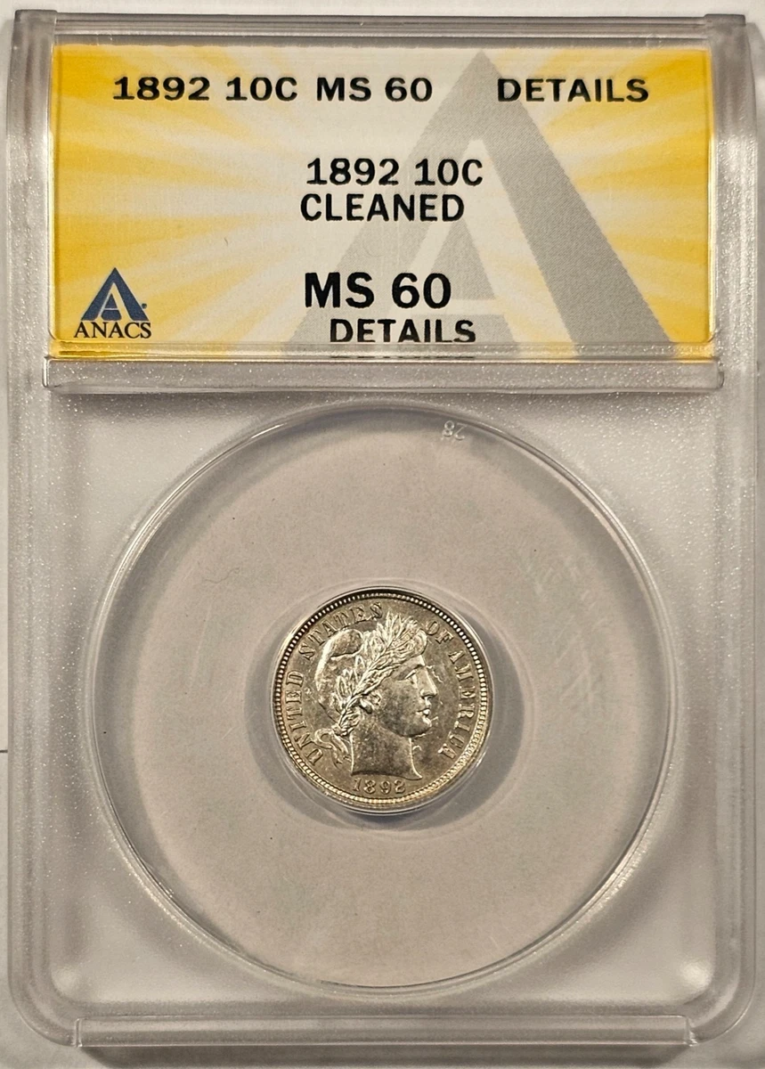 Silver MS 60 Graded US Dimes for sale | eBay