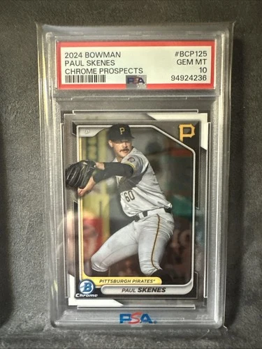 2024 Bowman - Chrome Prospects Paul Skenes (RC) Pittsburgh Pirates🔥PSA 10🔥￼