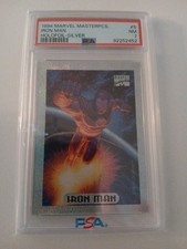 Marvel Masterpieces 1994 Iron Man  Holofoil Silver #5