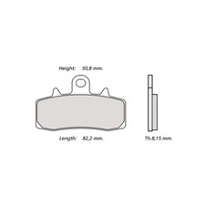 Plaquette de frein BMW 524