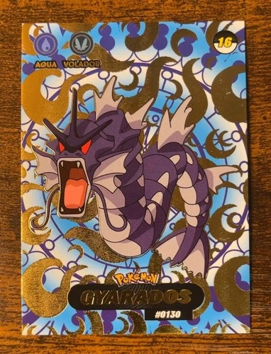 Shadow Gyarados #0130 Gold Textured Holo Crystal Collection 2024 Pokemon Non-TCG