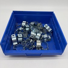 Lot of 34 Minerallac 2 Conduit Hangers 1 inch Pipe EMT Support Clamps Silver