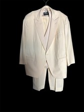  $6,000  Ermenegildo Zegna White Trofeo 3-Piece Tuxedo with vest and pants 