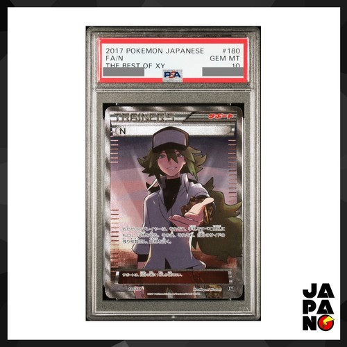 2017 Pokemon Japanese the Best of XY Full Art/N #180 PSA 10