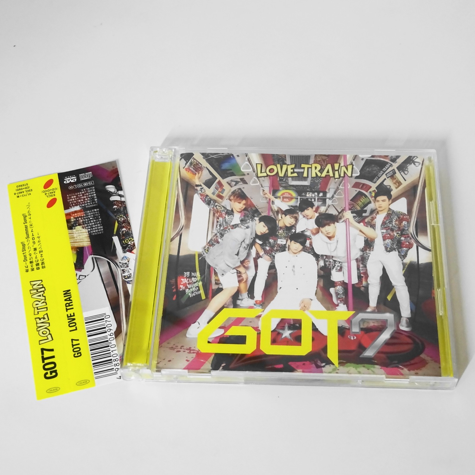 GOT7 Single Album Love Train Japan Press CD+DVD OBI