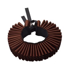 Renaissance Neck Ruffle Elizabethan Ruffle Collar Colorful Black Coffee