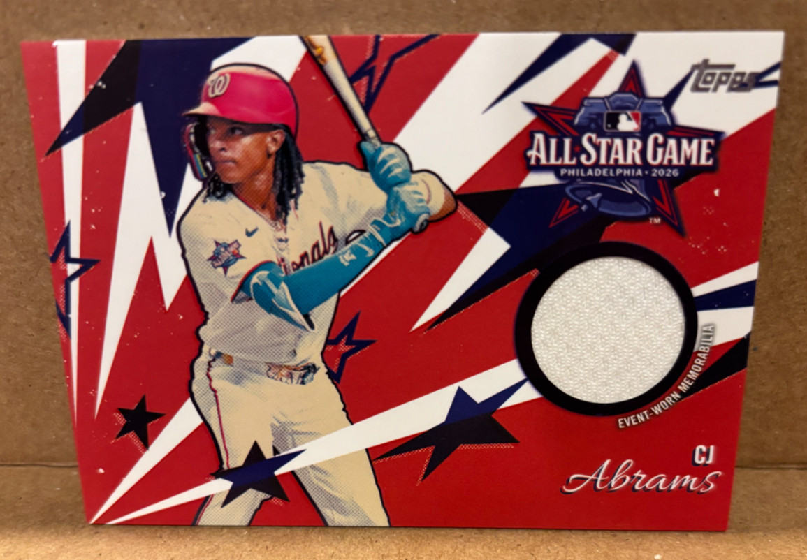 2026 Topps Update Series Baseball RELIC Cards You Pick!