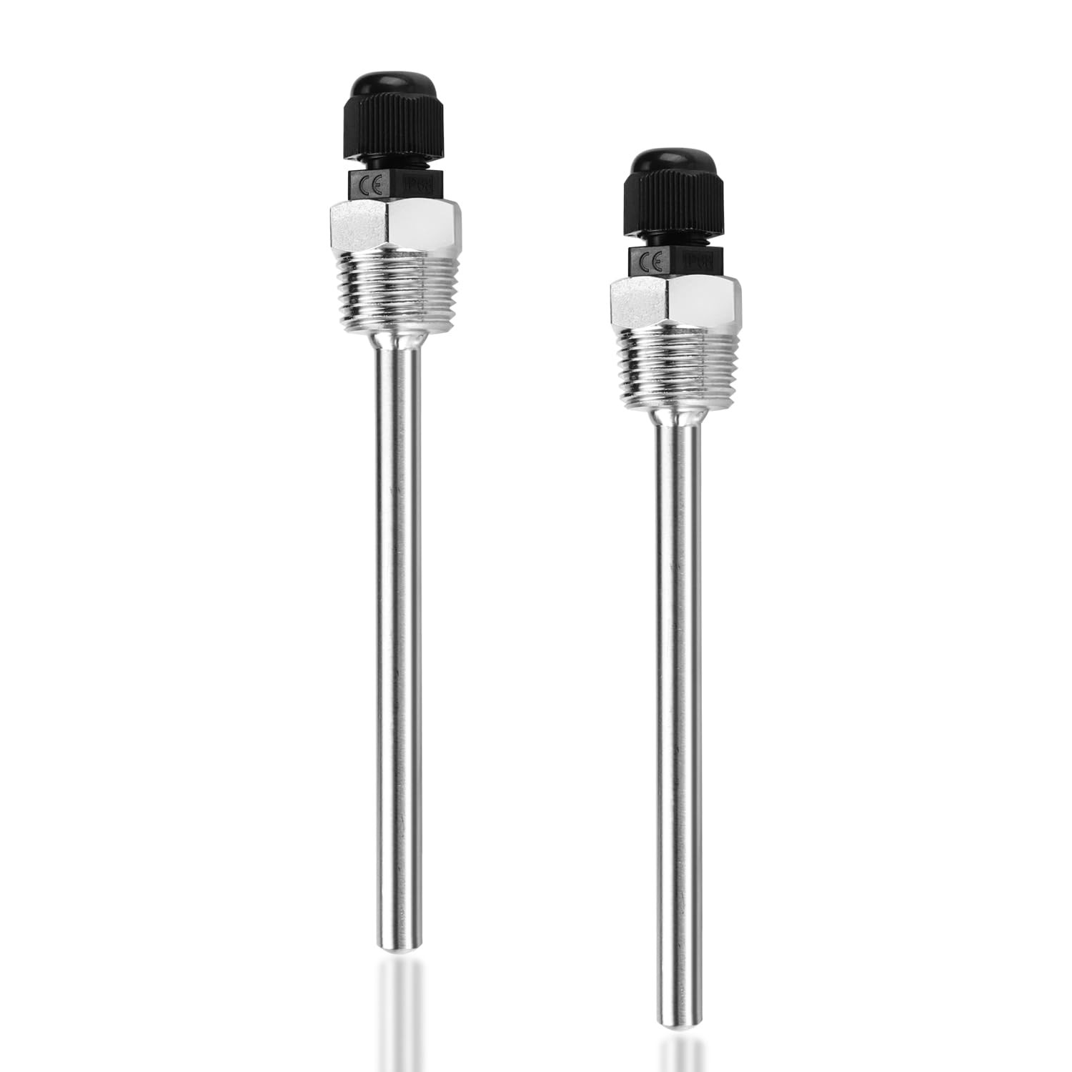 Stainless Steel Thermowell 1/2" 8 x 150mm for Temperature Sensor Thermocouple