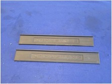 2015-2017 Ford Mustang Gt S550 Pair Door Sill Scuff Plates Black 2816