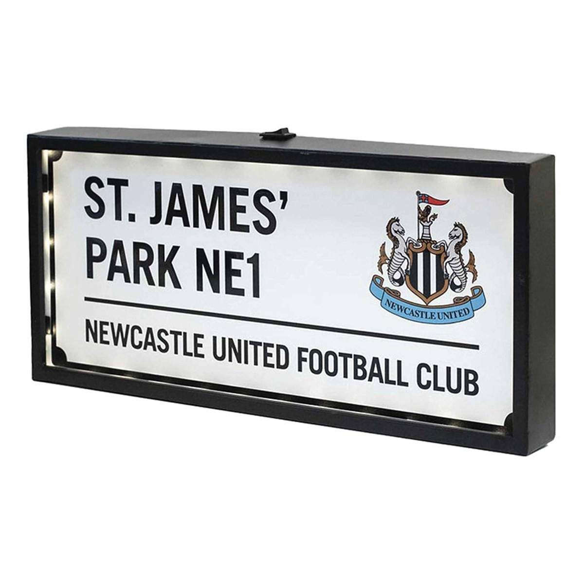 Newcastle United FC LED Street Sign, Signs & Plaques, Sports, Gift