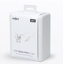 New Shokz OpenRun Pro 2 Mini Bone Conduction Sports Bluetooth Headphones Silver