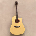 41" Cutaway Acoustic Guitar Spruce Layered Wood Top Gigbag Sapele Plywood Back — photo 1
