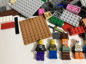 LEGO 1.62 lbs Bulk Lot Bricks Minifigures Minecraft The End Portal 21124 Parts