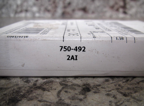 New Wago 750-492 2AI WAGO I/O PLC 2-Channel Analog Input Module Free Shipping - Picture 4 of 4