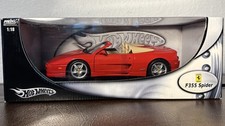 1/18 Hotwheels METAL COLLECTION Ferrari F355 Spider Red DIECAST MODEL CAR