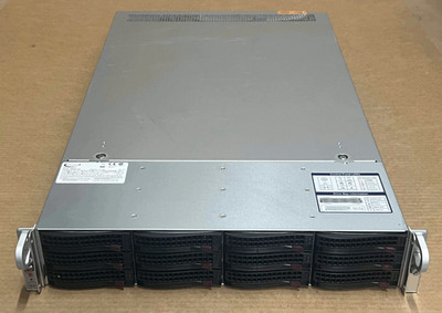 Supermicro H11DSU-iN 2x AMD EPYC 7281 128GB 12xLFF 2U Server SAS/SATA/NVMe 2