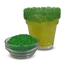 Snowy River Green Cocktail Sugar - Kosher Certified Naturally Colored Green
