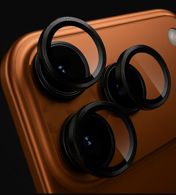 Kamera Schutzglas für iPhone 17 Pro I 17 Pro Max   3 Linsen Abdeckung Anthrazit