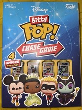 NIP Funko Disney Bitty Pop Chase Game w/4 Unique Bitty Pops Maleficent/Mickey