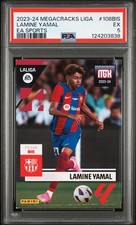 2023-24 PANINI MEGACRACKS LALIGA EA SPORTS #108BIS LAMINE YAMAL PSA 5