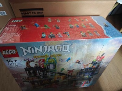 Lego 71799 Ninjago City Markets Brand New Sealed 6163 pcs Building
