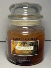 YANKEE CANDLE 14.5 oz. SANDALWOOD House Warmer NEVER BURNED Rare HTF