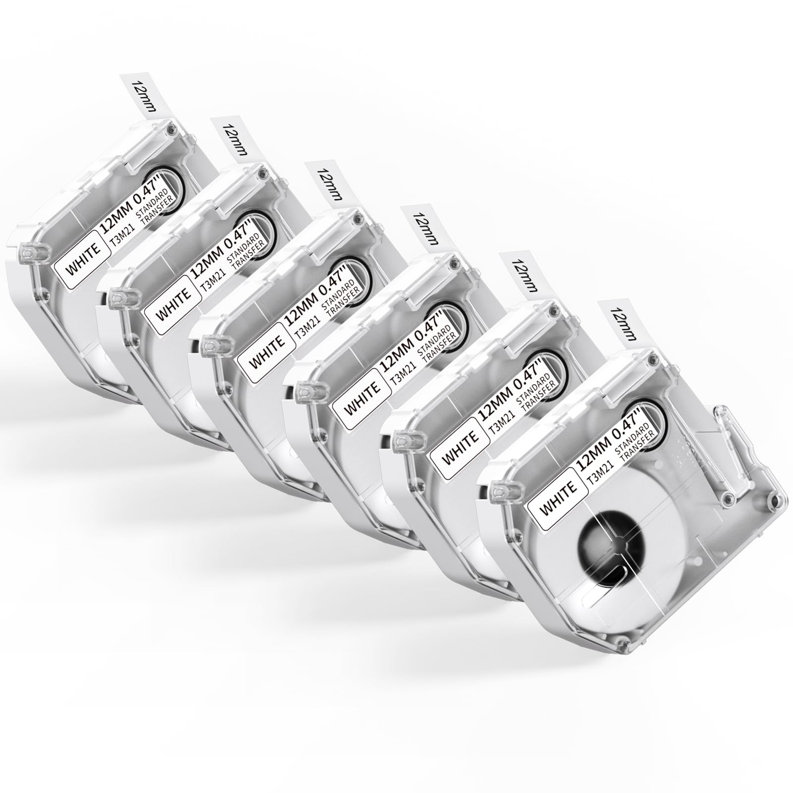 Rubans compatibles Brother M950 M960 pour résoudre le désordre, 6 recharges M-K231 12mm