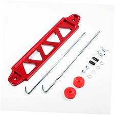 Battery Hold Down Bracket Holder, Car Battery Holder Kit with 10in J Red