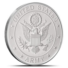 1 oz United States Armed Forces Army Silver Round (New) 95.92 per troy oz