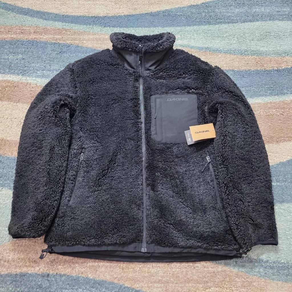 Dakine Sawyer Men’s Sherpa Fleece Jacket Black Size M NWT Outdoor Coat
Opens in a new window or tab