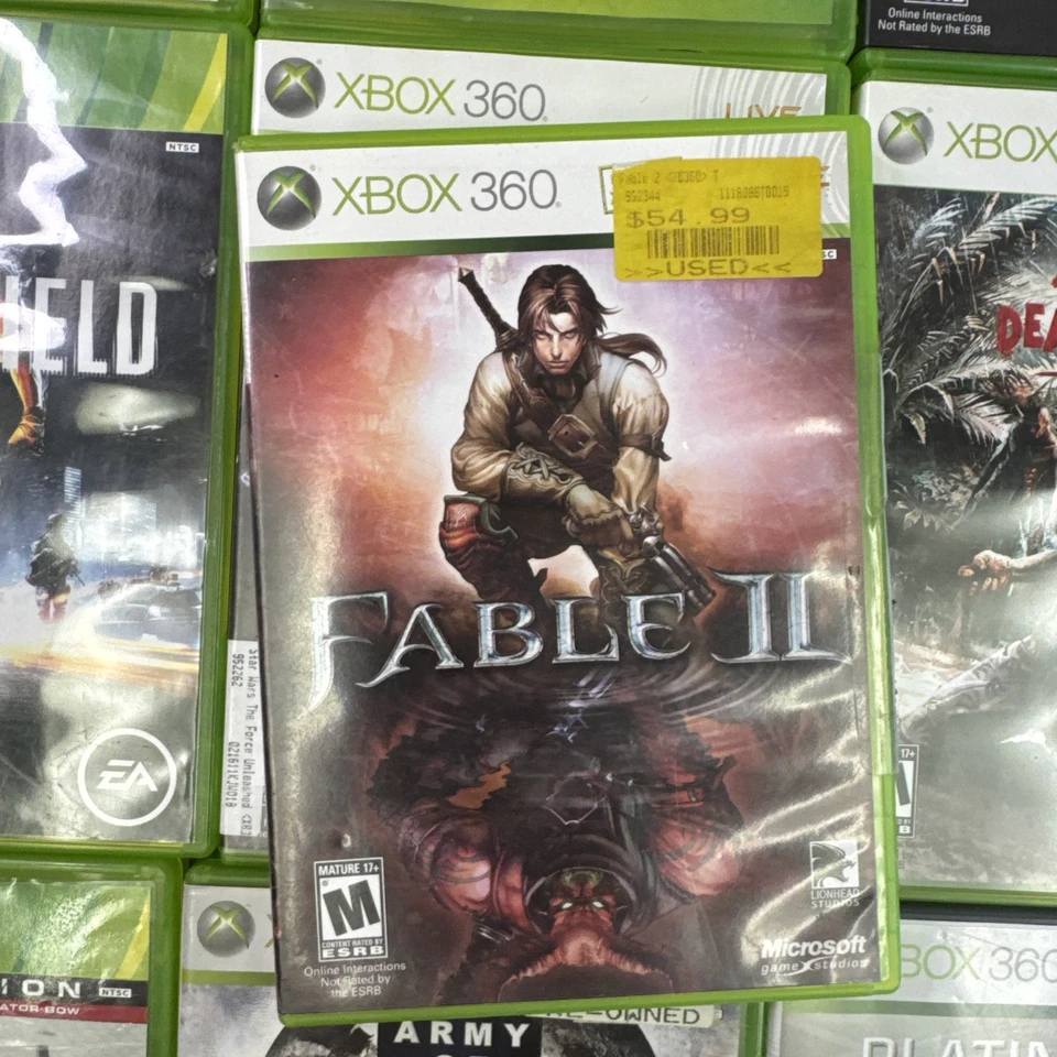 Xbox 360 Juego Mixto Lote De 10 Fable Deadrising Dead Island Star Wars Tony Hawk Foto 4 de 4