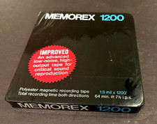 Factory SEALED Memorex 1200 Magnetic Recording Tape 1.5 mil x 1200 VINTAGE